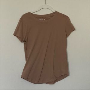 Tan Abercrombie tee